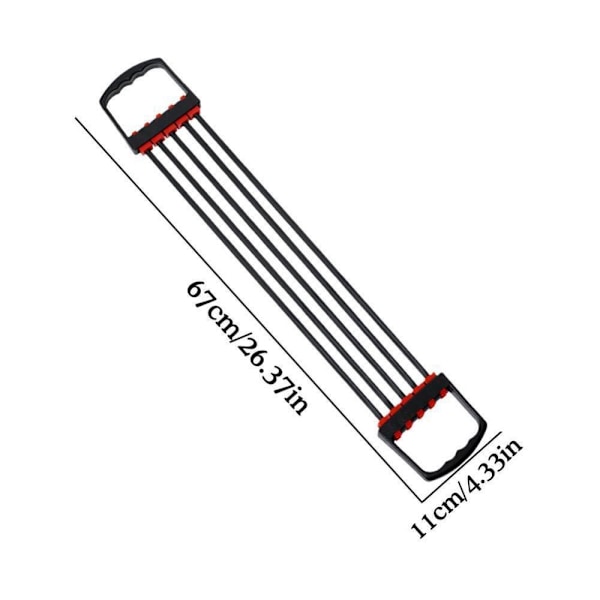 Modstandsbånd Bryst Expander RØD Red
