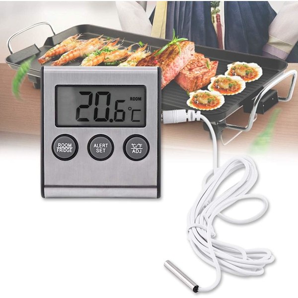 Digital Kylskåpstermometer Frysskåpstermometer