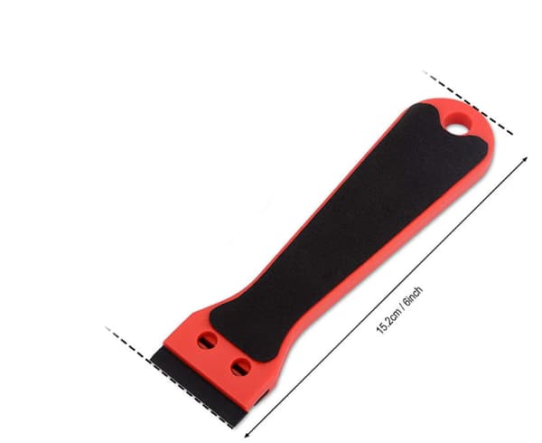 1 PC Plastic Scraper Practical Scraper with Handle, 10 Plastic Blades for Scraping Paint and Stickers