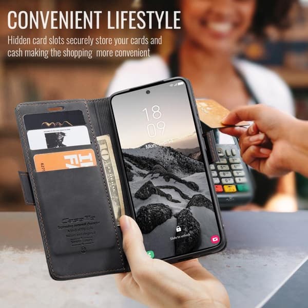 Samsung Galaxy S26 Ultra 5G Case - CaseMe 013 Multifunctional Horizontal Flip Leather Case