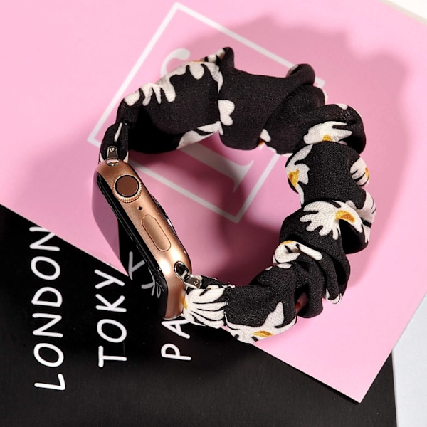 Kompatibel med Apple Watch rem scrunchies 42mm stof blød