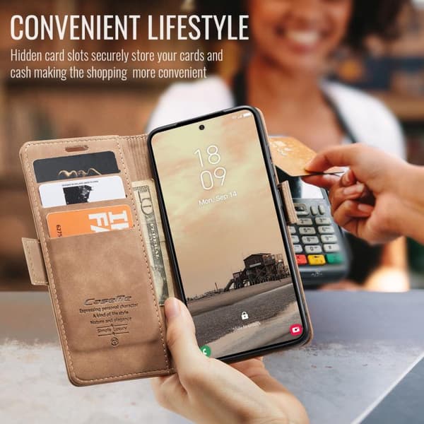 Samsung Galaxy S26 Ultra 5G Case - CaseMe 013 Multifunctional Horizontal Flip Leather Case