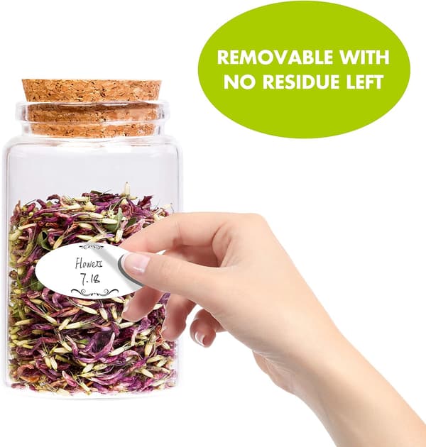 300 Removable Labels for Freezer, Pantry, and Canning Jars Y-FS-