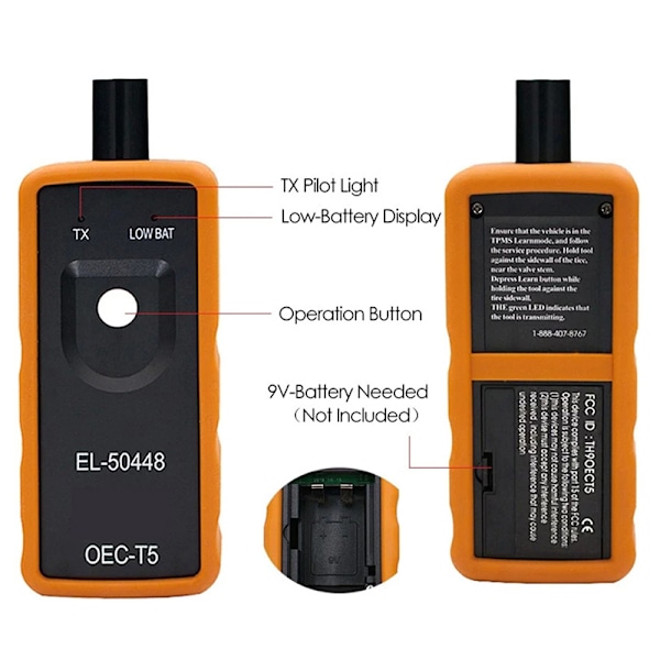 EL-50448 TPMS Aktivointityökalu OEC-T5 Rengaspainemittari