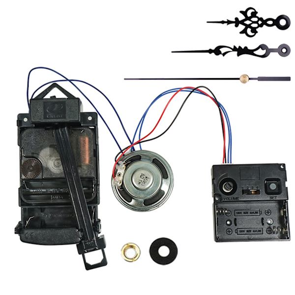 Clock Mechanism Movement Practical Quartz 12888 Pendulum Movement Plastic Movement with Hands Step Clock Accessories-FS-