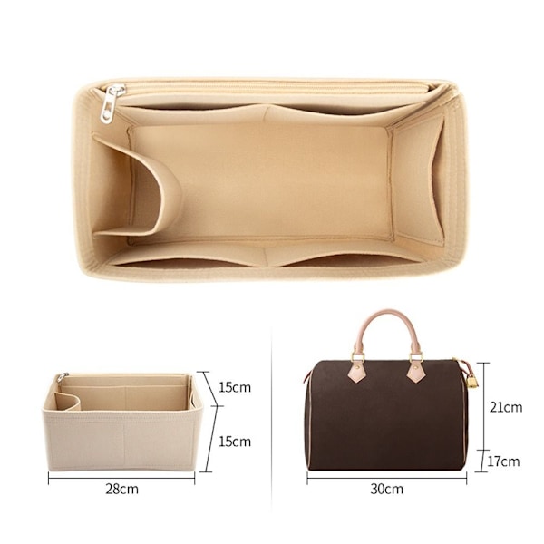 Handväska Innerfoder KHAKI FÖR SPEEDY 30 FÖR SPEEDY 30 khaki