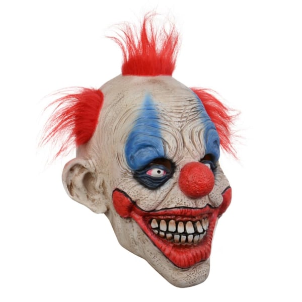 Halloween Uhyggelig Klovneansigtsmaske Latex Ansigtsmaske til Halloween Fest Cosplay Kostume Udklædningsrekvisitter Bar Dekorationer