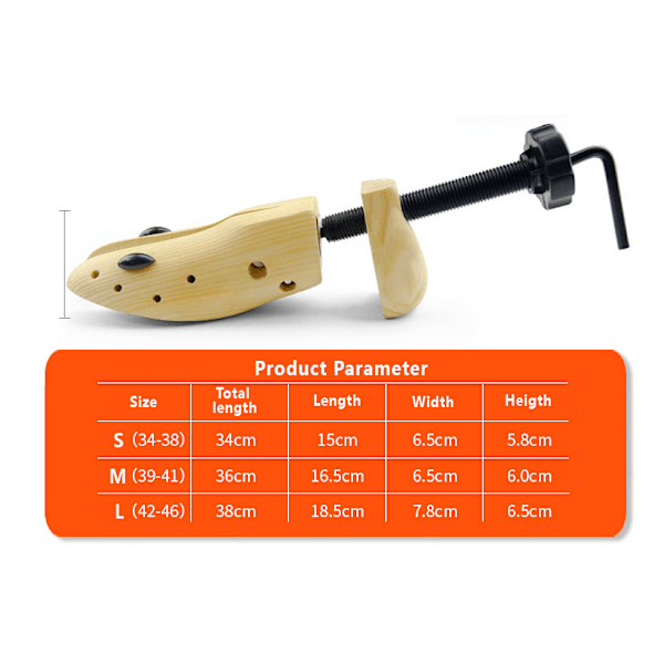 2-vägs skoblock i trä 2-pack-FS1- 39-41