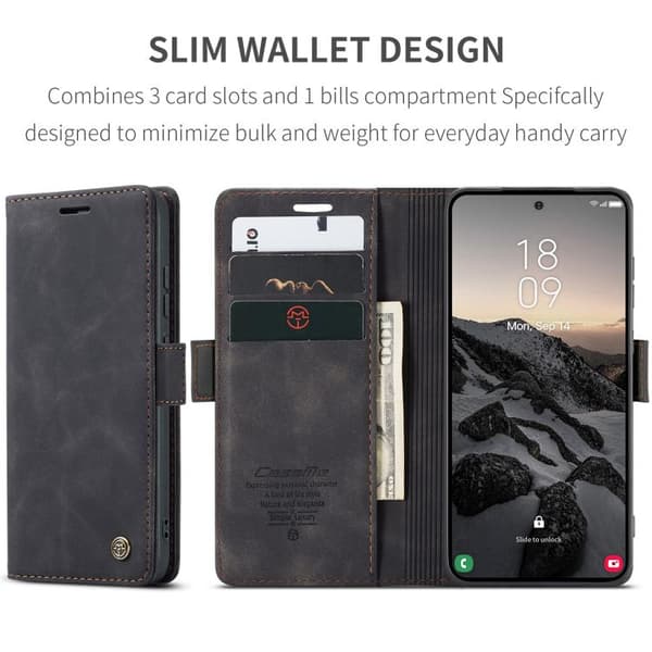 Samsung Galaxy S26 Ultra 5G Case - CaseMe 013 Multifunctional Horizontal Flip Leather Case