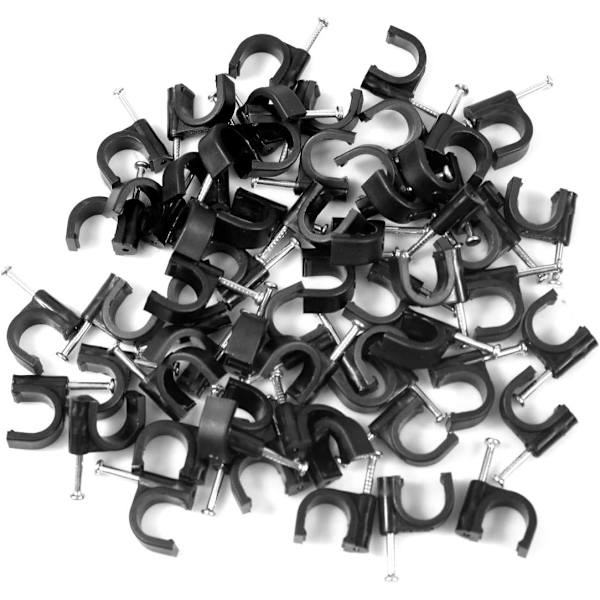 400 Cable Clips Cable Clamps 6mm 7mm 8mm 10mm Wall Cable H-FS-