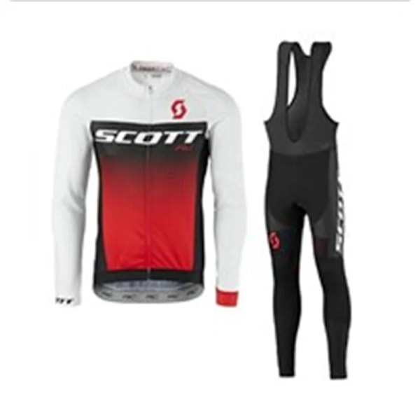 SCOTT 2023 mountainbike cykel herr långärmad kostym cykelkläder andningsbar MTB cykelkläder jersey ciclismo cykelset 5 cycling set 5 4XL