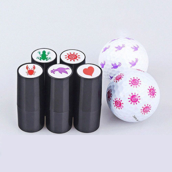 Golfboldstempel Golf Stempelmarkør 56+RØD AFTRYK 56+RØD 56+Rød aftryk