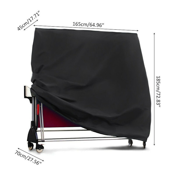 Bordtennisbordtrekk Vanntett Beskyttelse for Ping Pong Bord 165-X43-