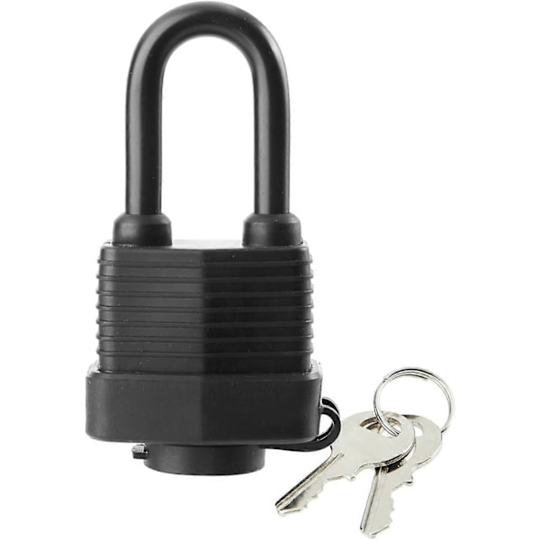 6-pack Waterproof Padlocks with Same Key - Heavy Duty Laminated Steel Lock for-FS-