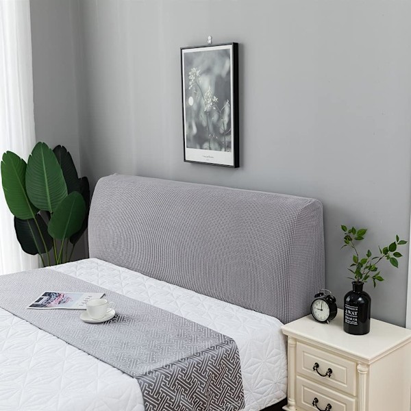 Elastisk ensfarget sengegavl trekk All-Inclusive sengegavl