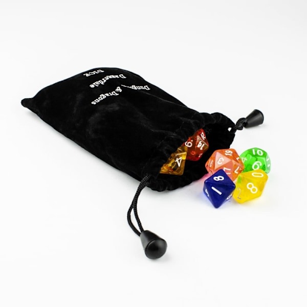 16-pak terninger til Dungeons and Dragons Multicolor multifärg