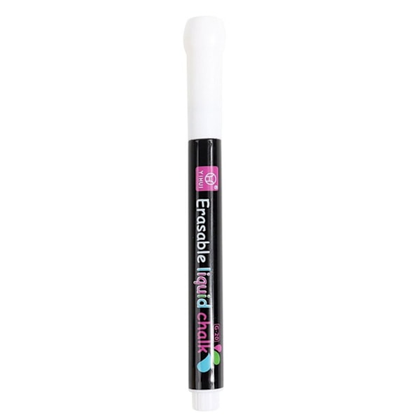 Flytande Kritpenna Whiteboard Penna VIT VIT White White