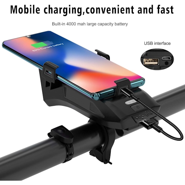 USB Ladattava Polkupyörän Ajovalo, Vedenpitävä Pyöränvalo Lapselle