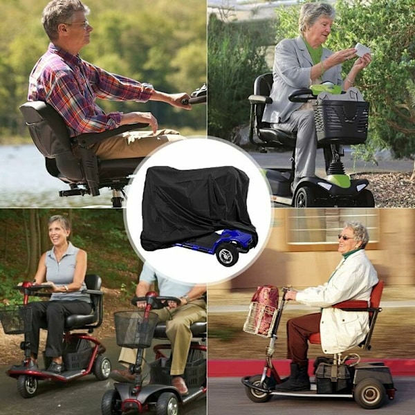 Rullestoltrekk, 210D Oxfordstoff Vanntett Rullestoltrekk, Vanntett Scooter-trekk Beskytt Mot Støv Smuss Snø Sollys Regn (19
