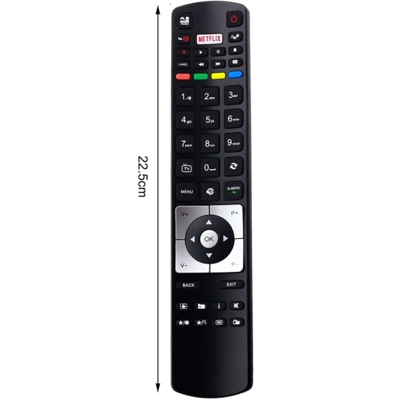 Fjernkontroll RC5118 - Erstatning TV Svart