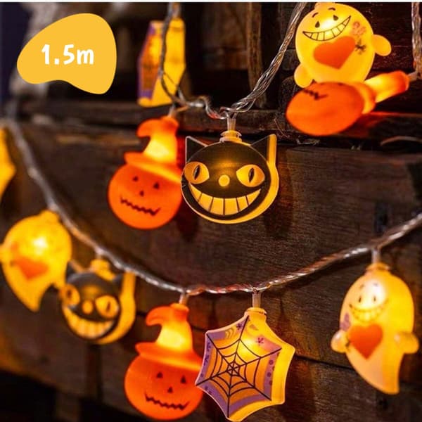 Halloween-valosarja pelottavilla hahmoilla sisä- ja ulkokäyttöön LED Lights