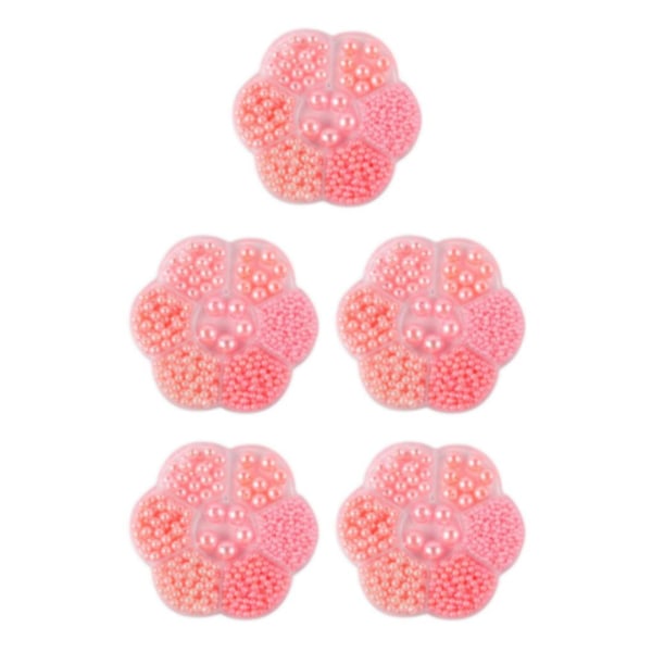 1/2/3/5 1150 st DIY-pärlor för att göra vackra smycken - Rosa pink 5PCS