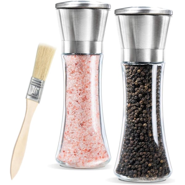 Salt- og peberkværnsæt, salt- og peberbøsser