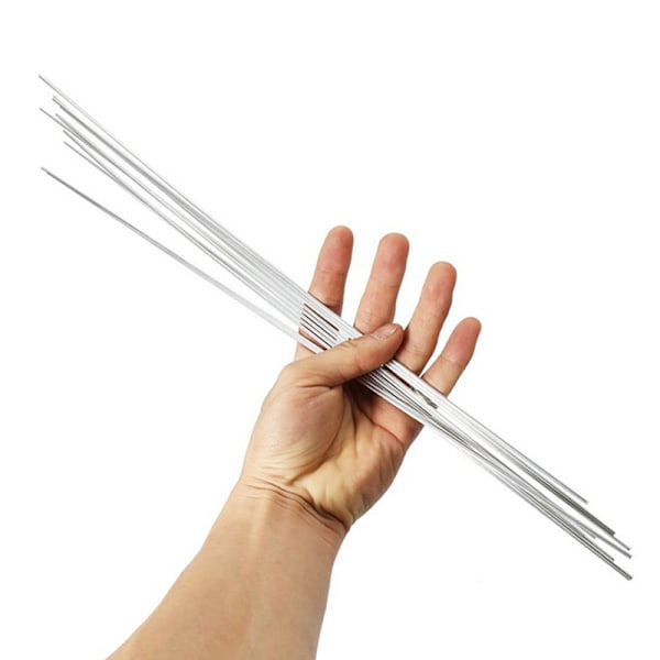 20 stk. aluminium flussvejsningstråd let smeltende svejsestang 33CM*3.2mm