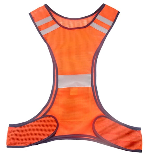 Smidig Slitstark Högreflekterande Reflexväst Orange