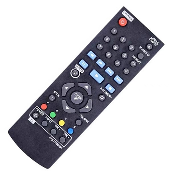 AKB73896401 Korvaava kaukosäädin LG Blue-Ray Disc DVD-soittimille BP250 BP135 BP240 BP300 BP335W BD640