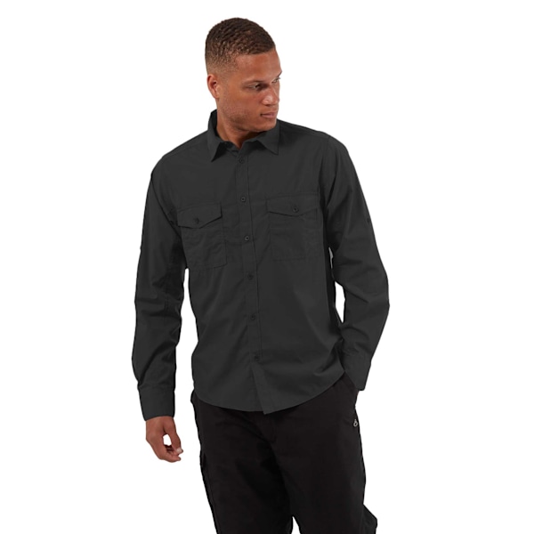 Craghoppers Expert Kiwi Långärmad Skjorta för Män XL Svart Black Black XL