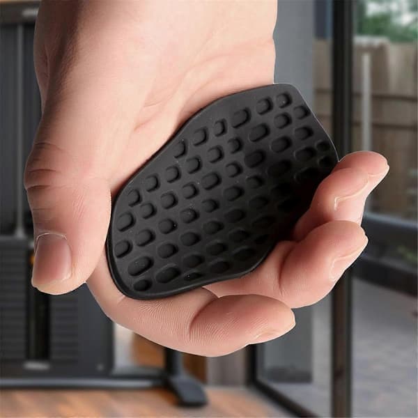 Halkfria Träningsgrepp Ergonomiska Handskyddshandskar i Gummi för Tyngdlyftning, Pull-Ups, Gym Tr-FS-