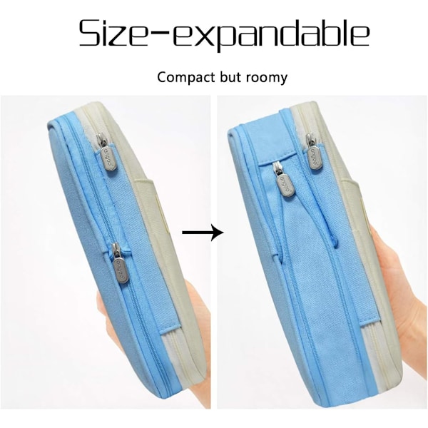 Udvidelig Penalhus, Store Kapacitet Etuier Pen Taske Holder