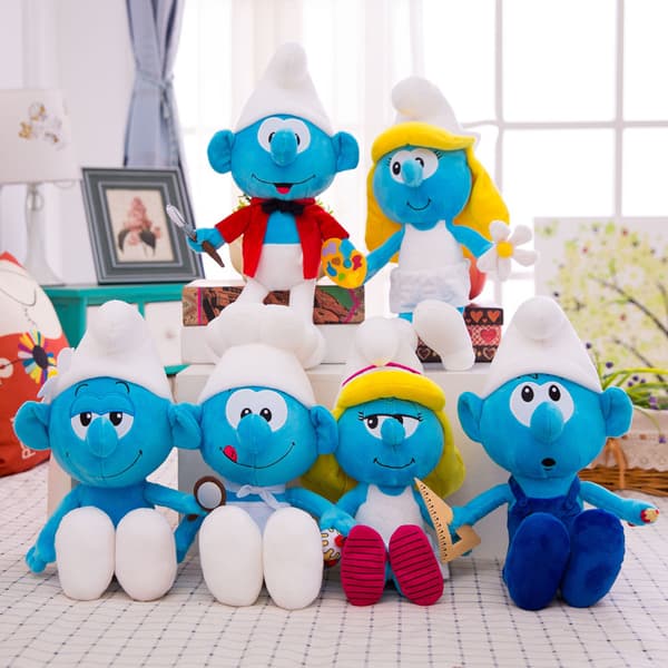 Smurfs Plush Dolls Cute Plush Dolls Toy Children's Dolls-FS-