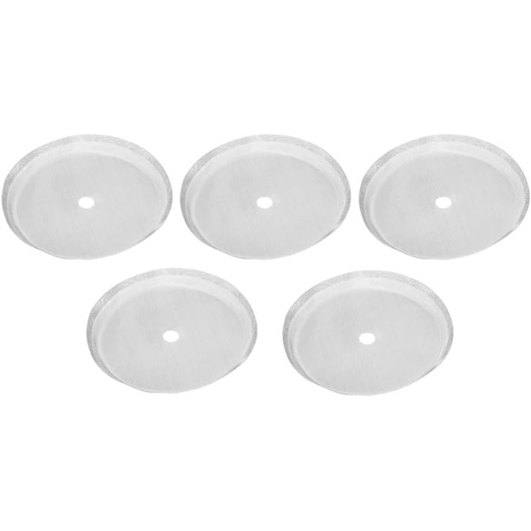 Fransk presse erstatningsfilter, 5-pak 2,6 tommer universel rustfri-FS-