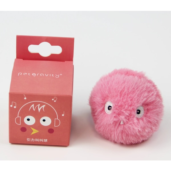 Interaktiv Boll Plysch Pipande Boll Husdjursleksak Rosa pink elves