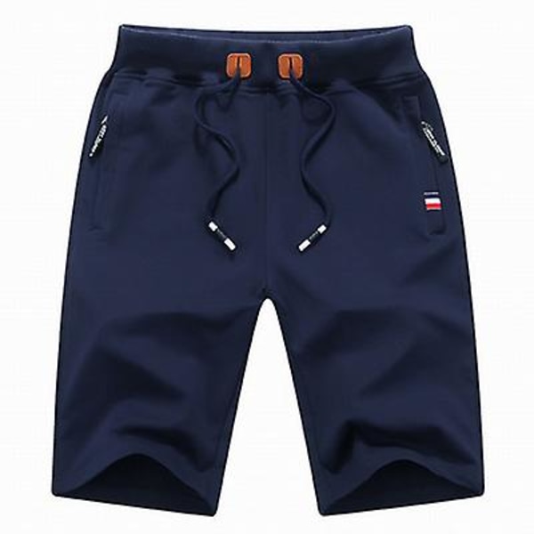 2022 nya herrshorts sommarbyxor Bomull Casual Sweat Bermudas Herr Svart Homme Klassiskt märkeskläder Strandshorts Man Z 100-107kg for 6XL