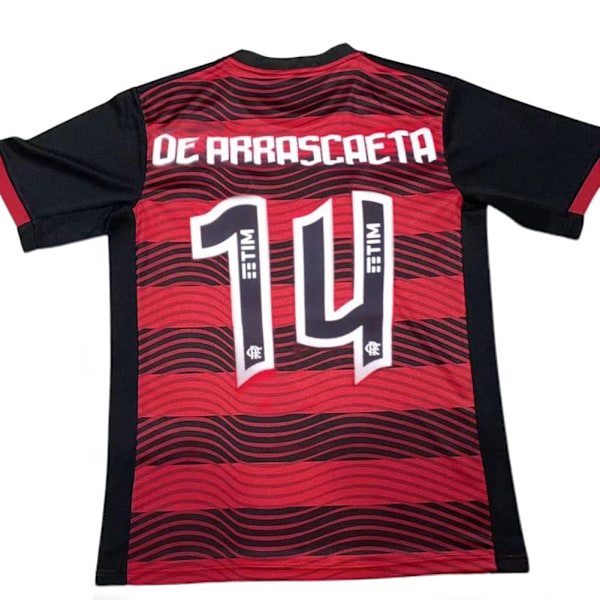 Fotbollströjor för herrar 22-23 Flamengo Hemmaträningströjor Pojkars födelsedagspresenter 14 de aarascaeta 14 the aarascaeta 14 the aarascaeta 2xl