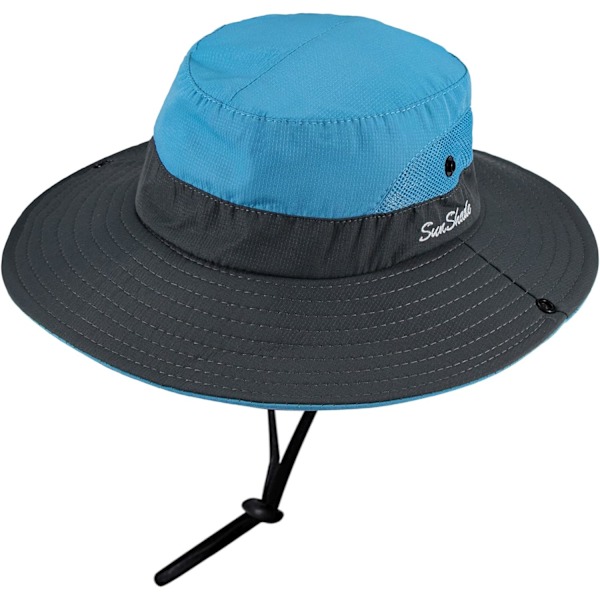 Dame UV-beskyttelse - Sammenleggbar solhatt i mesh med bred brem - FS2-
