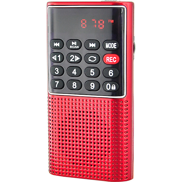 l-328 Liten Bærbar Radio, Oppladbar Bærbar Radio