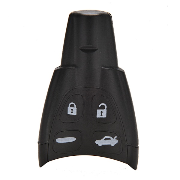4-Knapps Fjärrkontroll Skal Fodral Fob Oslipat Blad för SAAB 93 95