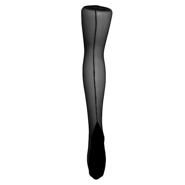 Silky Scarlet Backseam Sukkahousut (1 pari) Naisten/Tyttöjen, L (42” Black-FS2- Black Large (42”-48”)
