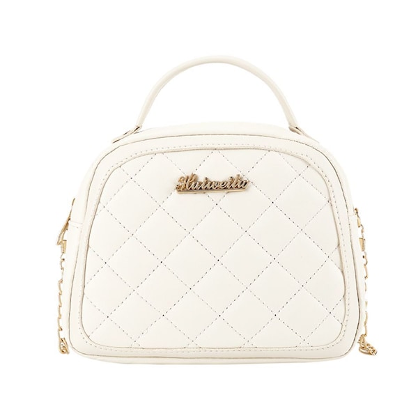 Liten Messenger-väska för dam Crossbody-väskor-FS1- Style4 White