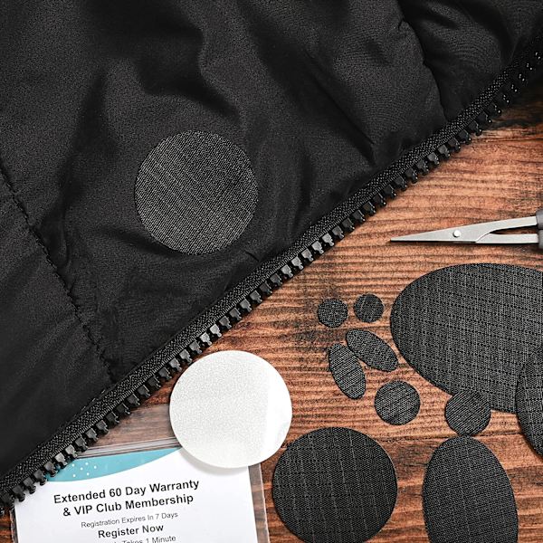 Down Jacket Repair Patches, Nylon Fabric, Self-Adhesive, Waterproof