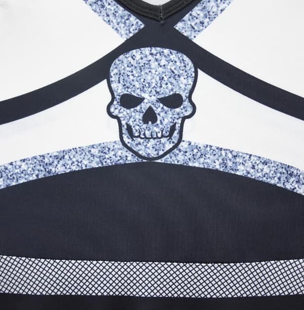 Halloween Cheerleading-uniformer for barn med gratis armvarmere 140CM