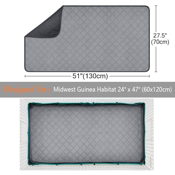 Burmatta Marsvin 60x120 cm 2-pack GINISWEETY