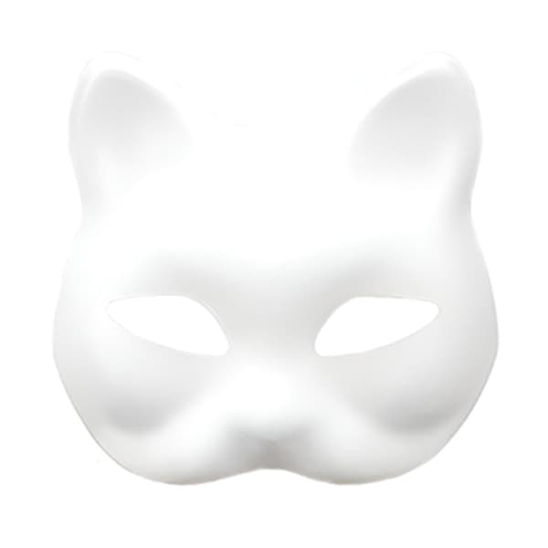 Rävmask Kattmask Målad Handklotter - Set med 4-FS-