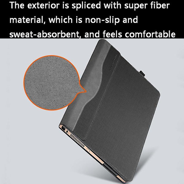 13,3 tuuman PU-nahkainen kannettavan tietokoneen suojakotelo HP Spectre X360-XF10 -malleille Business Brown