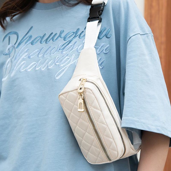 Crossbody Väska Midjeväska - Vit