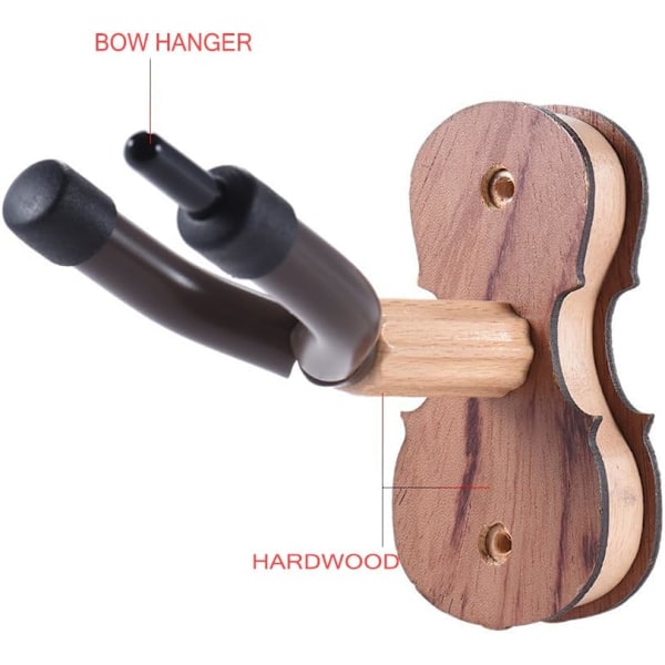 violin vægophæng i hårdttræ violin vægophæng violinholder